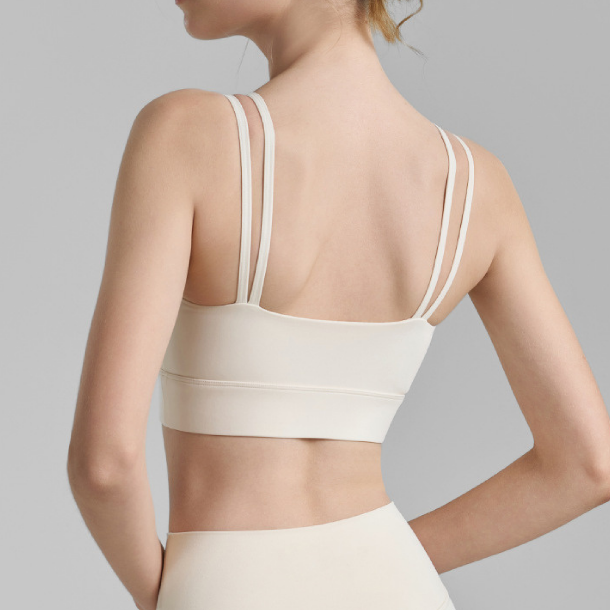 メッシュ　ツーピース　スポーツブラ