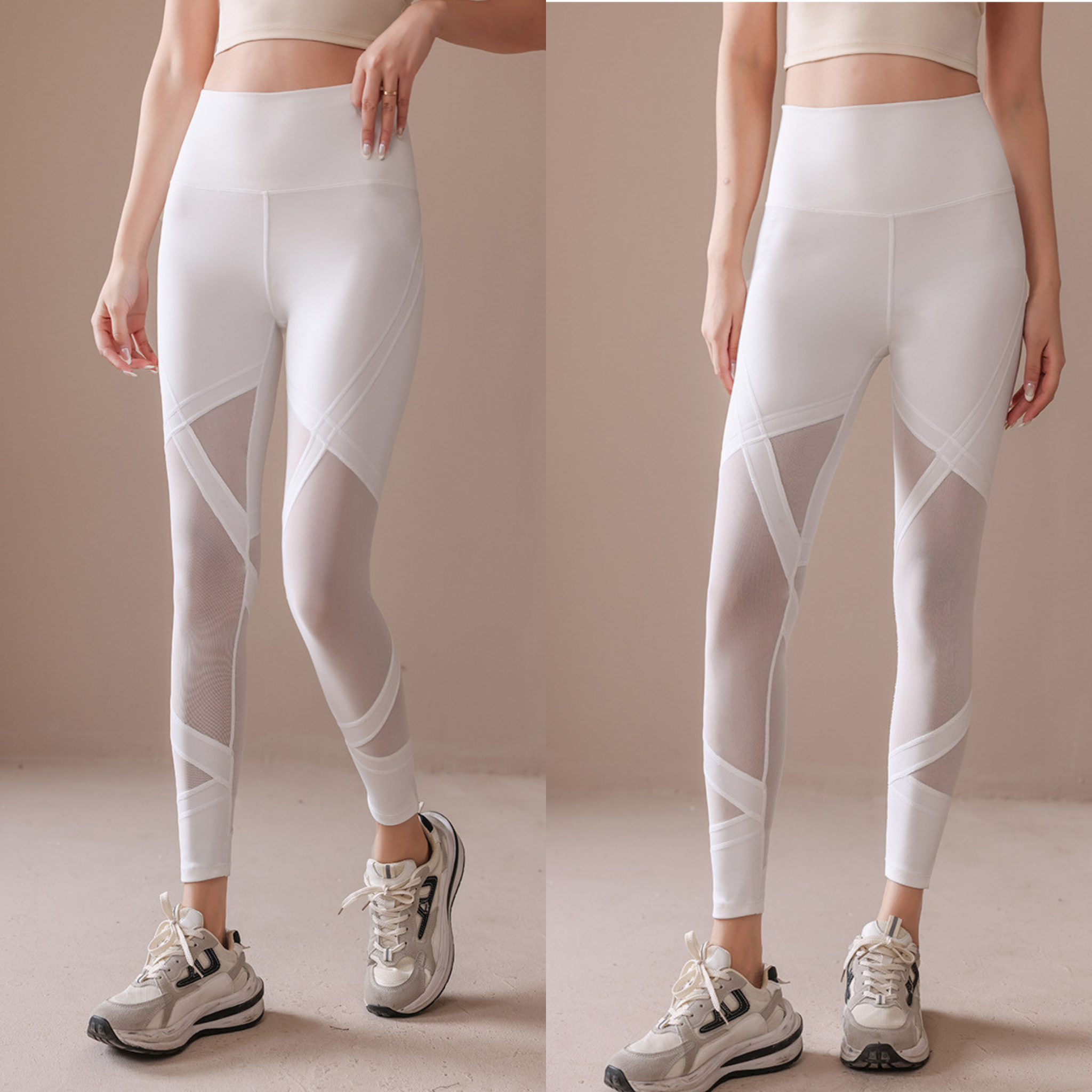 メッシュクロス　レギンス