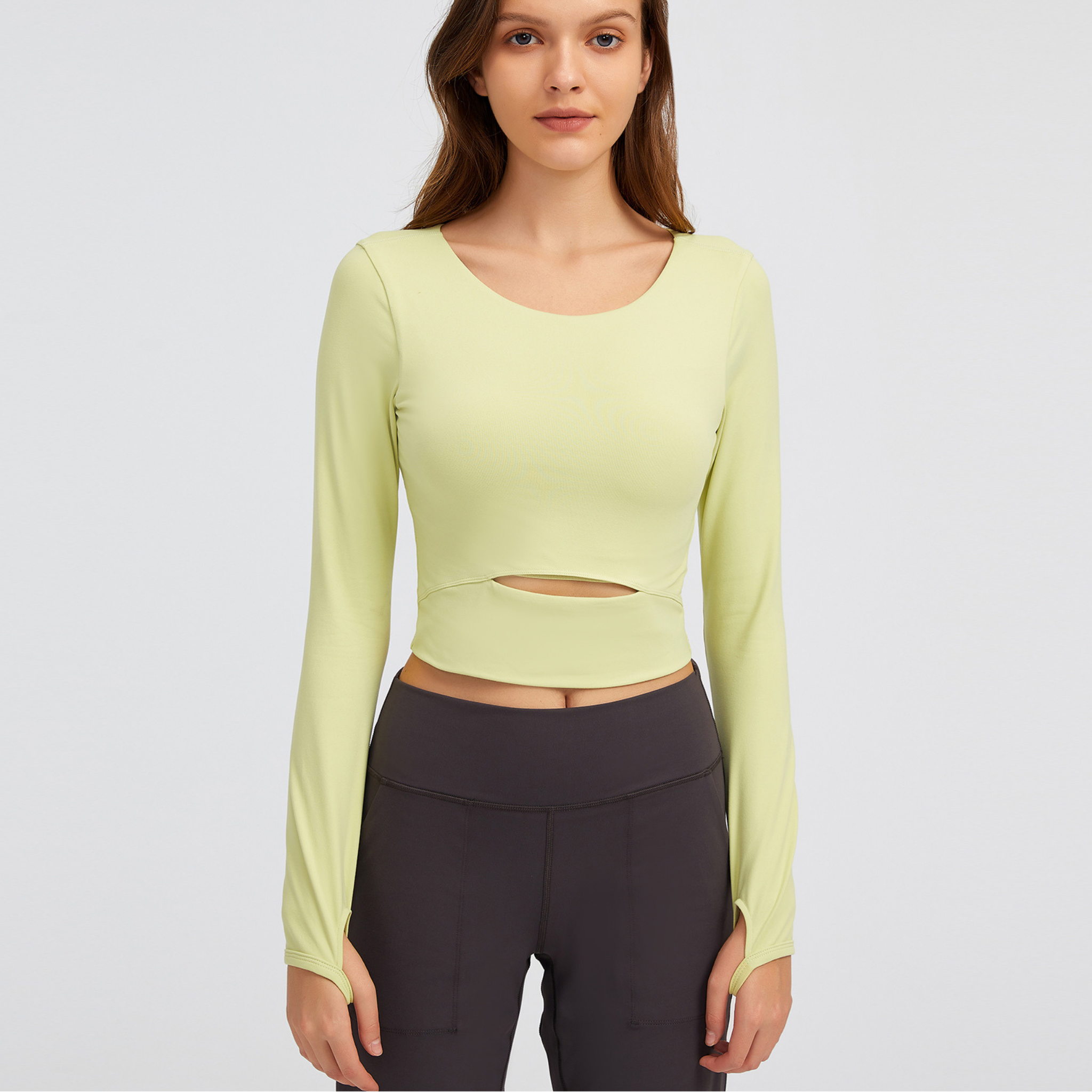 ベーシック　クロップドトップス