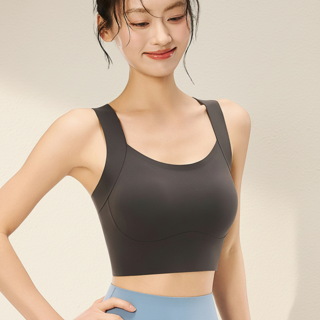 ワイドストラップブリーズカップイントップス