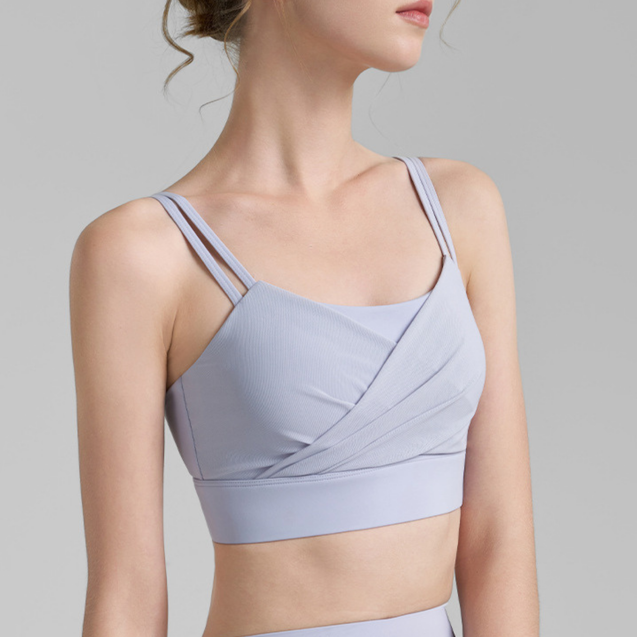 メッシュ　ツーピース　スポーツブラ