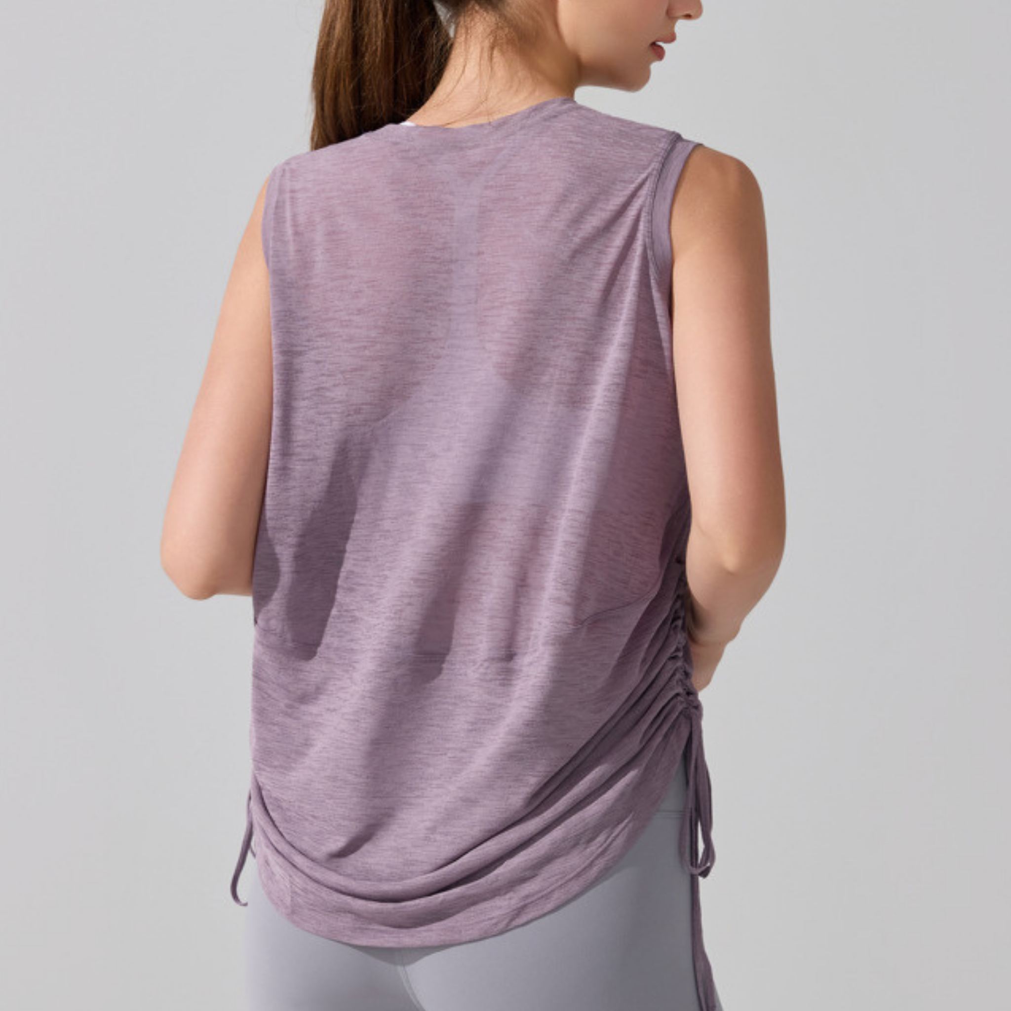 ドローストリング　ノースリーブ