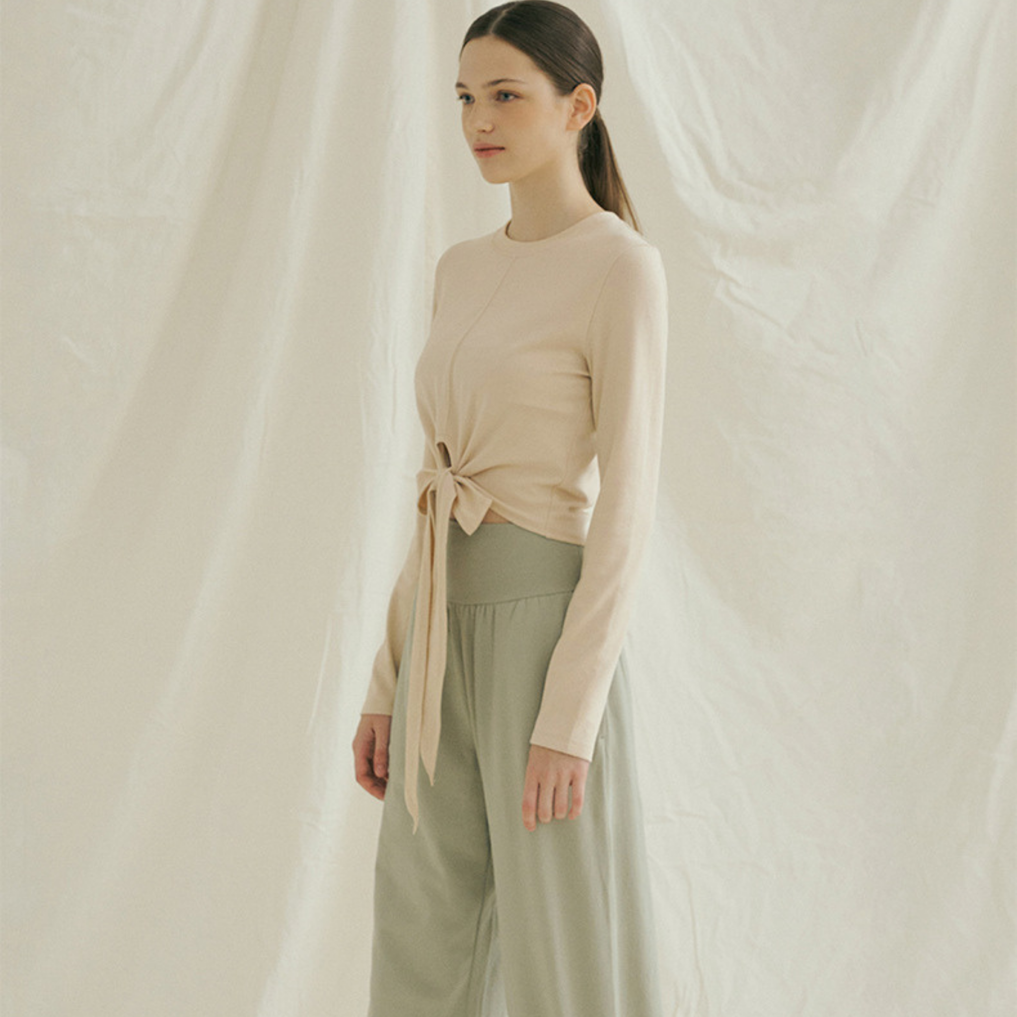 リボンアレンジトップス