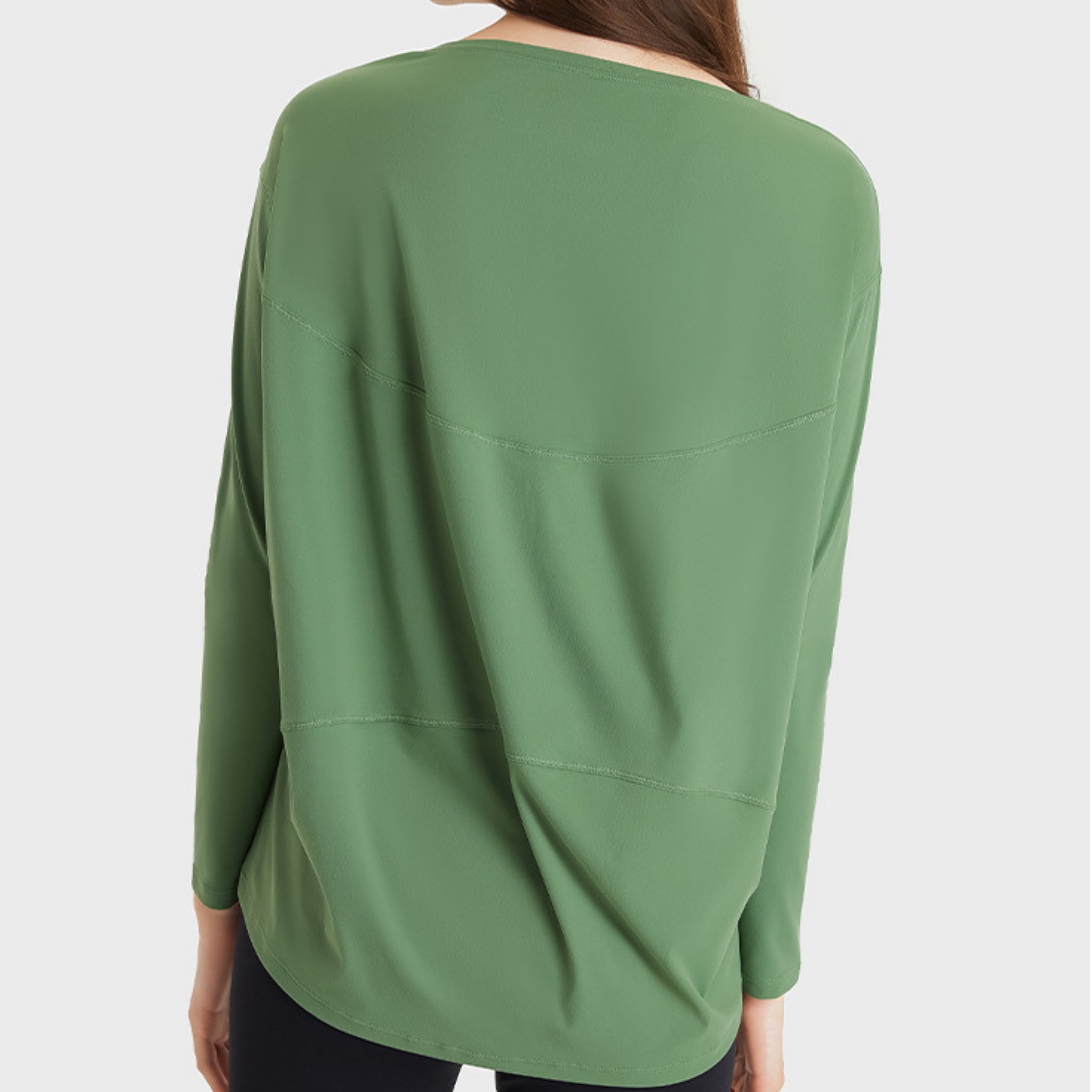 バックロングドレープトップス