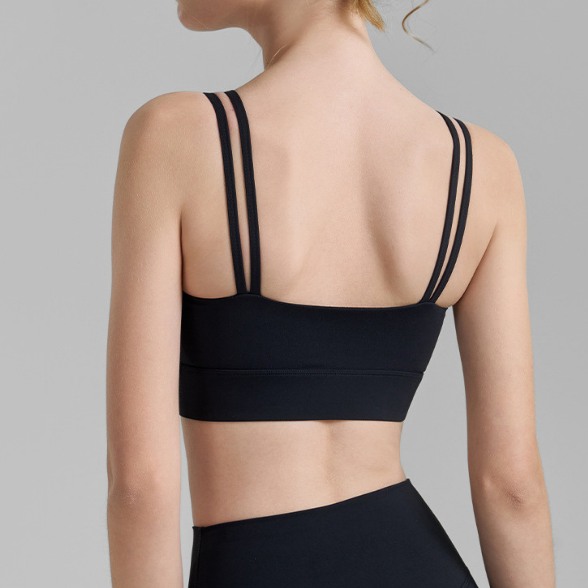 メッシュ　ツーピース　スポーツブラ