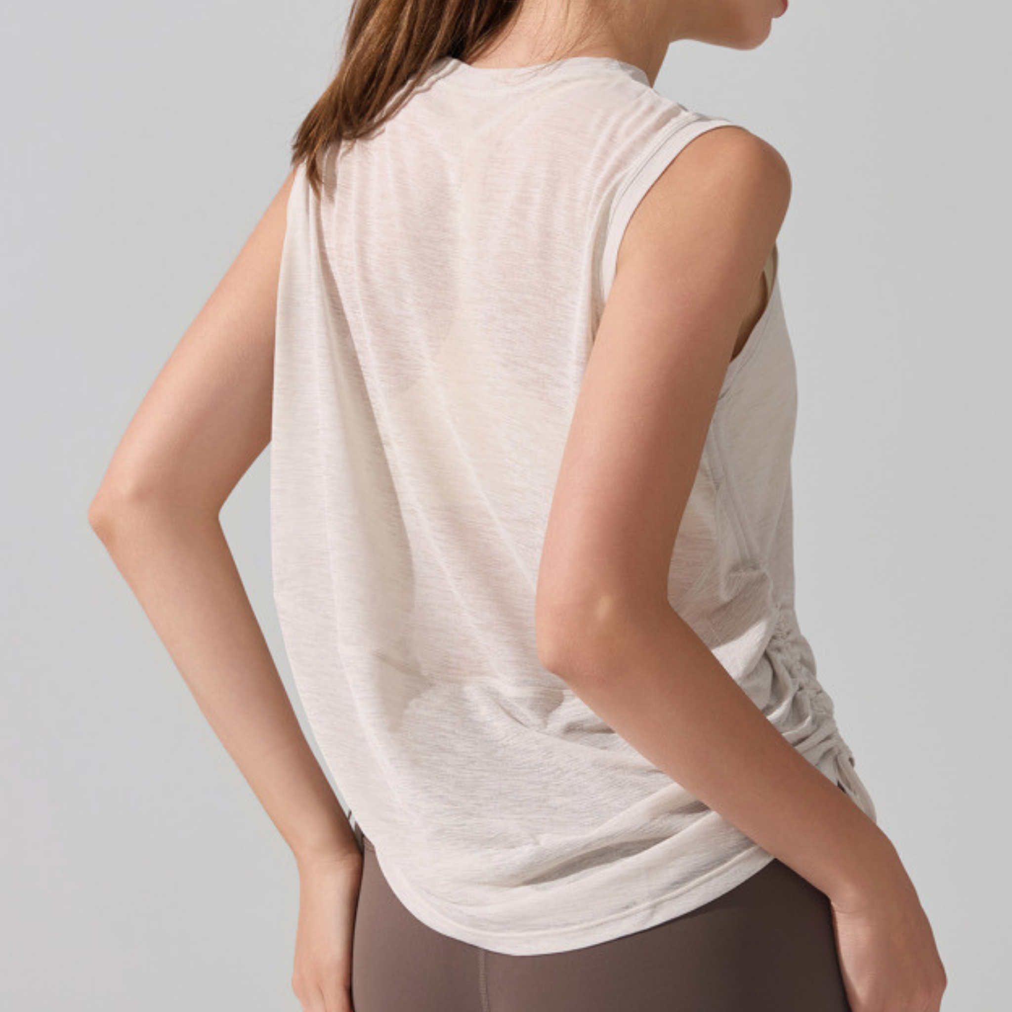 ドローストリング　ノースリーブ